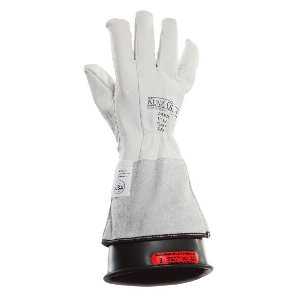 Enespro Class 0 Rubber Voltage 14-inch Glove Kit in Black